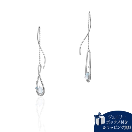 ヨンドシー 4℃ VERY10月号掲載 シルバー ピアス トパーズ フェルスパー の通販は 52,400円