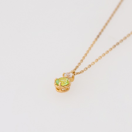 カナルヨンドシー Canal 4℃ ネックレス 8月誕生石 K10イエローゴールド ネックレス ペリドット キュービックジルコニア ブランド 正規品 新品 ギフト プレゼント 人気 おすすめ 誕生日 記念日 クリスマス 送料無料 ラッピング無料_1