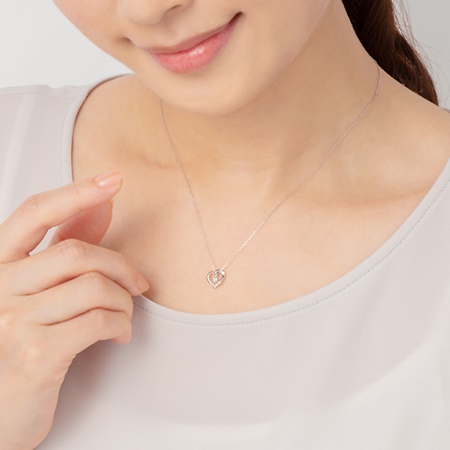 カナルヨンドシー Canal 4℃ ネックレス K10ホワイトゴールド ネックレス ダイヤモンド ブランド 正規品 新品 ギフト プレゼント 人気 おすすめ 誕生日 記念日 クリスマス 送料無料 ラッピング無料_1
