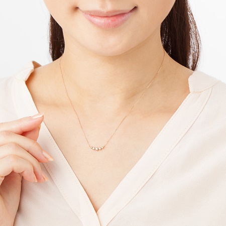 カナルヨンドシー Canal 4℃ ネックレス K18ピンクゴールド ネックレス ダイヤモンド ブランド 正規品 新品 ギフト プレゼント 人気 おすすめ 誕生日 記念日 クリスマス 送料無料 ラッピング無料_1