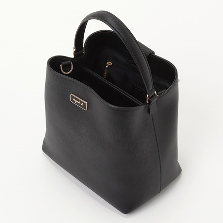 アニエスべー agnes b ハンドバッグ 2wayワンハンドルバッグ ブラック