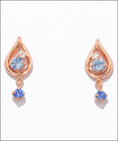 4℃ ヨンドシー K10ピンクゴールドピアス