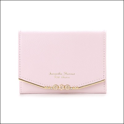 サマンサタバサ プチチョイス フラワーバー金具シリーズ マルチパスケース 定期入れ ベビーピンクの通販はau Pay マーケット Clover Leaf クローバーリーフ