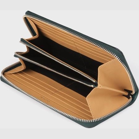 ポールスミス 財布 長財布 ラウンドジップ メンズ マルチストライプタブ グリーン Paul Smith|au PAY マーケット