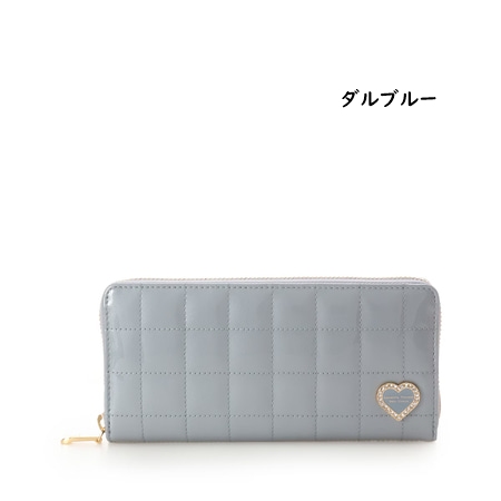 サマンサタバサプチチョイス Samantha Thavasa Petit Choice 財布 長財布 エナメルキルティング ラウンドジップ財布 長財布 ブランド 正規品 新品 ギフト プレゼント 人気 おすすめ 誕生日 記念日 クリスマス 送料無料 ラッピング無料_5