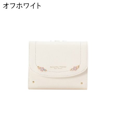サマンサタバサプチチョイス Samantha Thavasa Petit Choice 折財布 フラワーパール ミニ財布 がま口 レディース ブランド 正規品 新品 ギフト プレゼント 人気 おすすめ 誕生日 記念日 クリスマス 送料無料 ラッピング無料_1