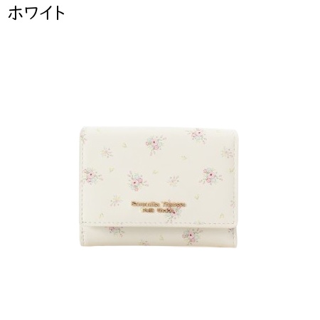 サマンサタバサプチチョイス Samantha Thavasa Petit Choice ミニ財布 フラワーコレクション 折財布 コンパクト 花柄 レディース ブランド 正規品 新品 ギフト プレゼント 人気 おすすめ 誕生日 記念日 クリスマス 送料無料 ラッピング無料_1