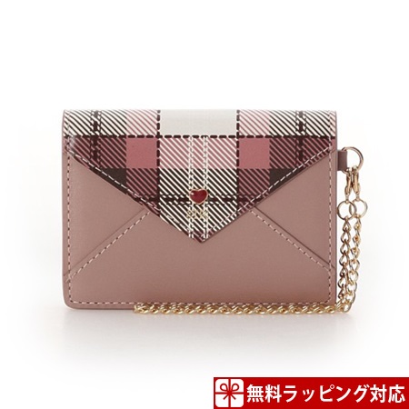 サマンサタバサ パスケース 定期入れ チェックハートラブレター チェーン付き ピンク Samanthathavasapetitchoiceの通販はau Pay マーケット Clover Leaf クローバーリーフ