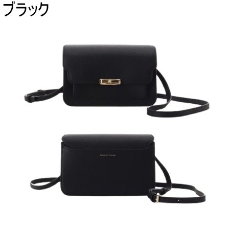 ショルダーバッグ サマンサタバサ Samantha Thavasa リボンモチーフ金具スプリットレザーショルダーバッグ ブランド 正規品 新品 ギフト プレゼント 人気 おすすめ 誕生日 記念日 クリスマス 送料無料 ラッピング無料_2