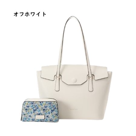 サマンサタバサ Samantha Thavasa トートバッグ 花柄ポーチ付き A4対応 通勤 通学 レディース ブランド 正規品 新品 ギフト プレゼント 人気 おすすめ 誕生日 記念日 クリスマス 送料無料 ラッピング無料_1