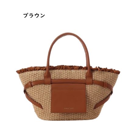 サマンサタバサ Samantha Thavasa かごバッグ フロントポケット フリル ハンドバッグ レディース ブランド 正規品 新品 ギフト プレゼント 人気 おすすめ 誕生日 記念日 クリスマス 送料無料 ラッピング無料_2