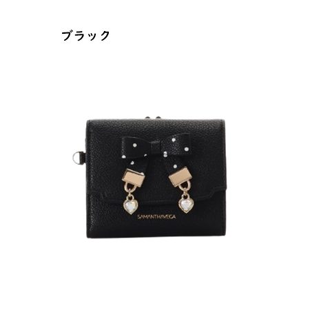 サマンサベガ Samantha Vega 折財布 ハート ドット がま口 ビジュー レディース ブランド 正規品 新品 ギフト プレゼント 人気 おすすめ 誕生日 記念日 クリスマス 送料無料 ラッピング無料_3