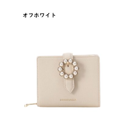 サマンサベガ Samantha Vega 折財布 サークル パール コンパクト レディース ブランド 正規品 新品 ギフト プレゼント 人気 おすすめ 誕生日 記念日 クリスマス 送料無料 ラッピング無料_2