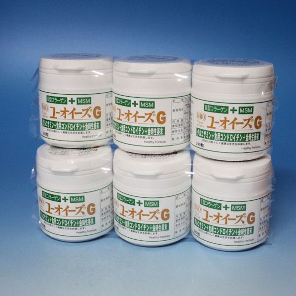 グルコサミン,コンドロイチンなど全５成分　ユーオイーズＧ     サプリメント　お徳用　６個セットの通販は 19,000円