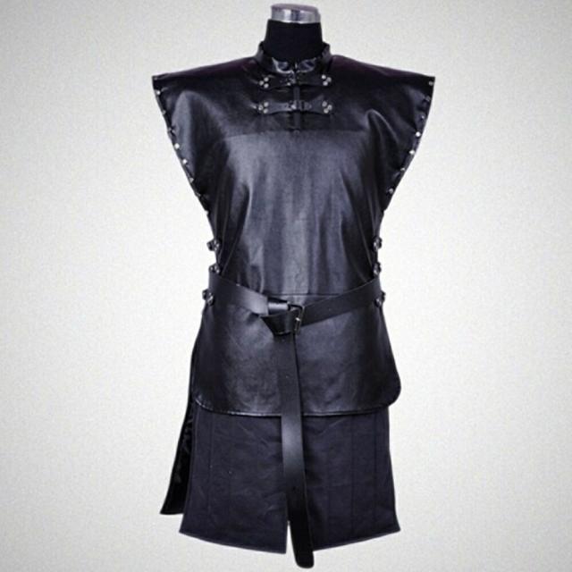 コスプレ 暗黒騎士 戦士 マント レザー 鎧 衣装 漆黒 仮装 衣装  ハロウィン　 【送料無料】《代引き・日時指定・同梱不可》