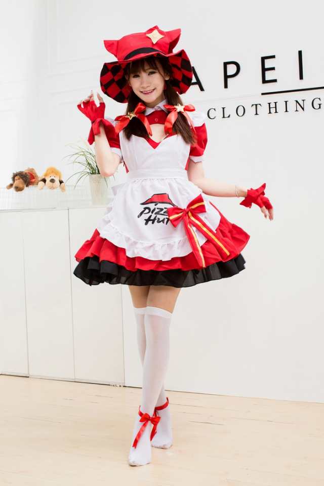 コスプレ メイド服 アイドル風 コスプレ衣装 ハロウィン仮装 【送料