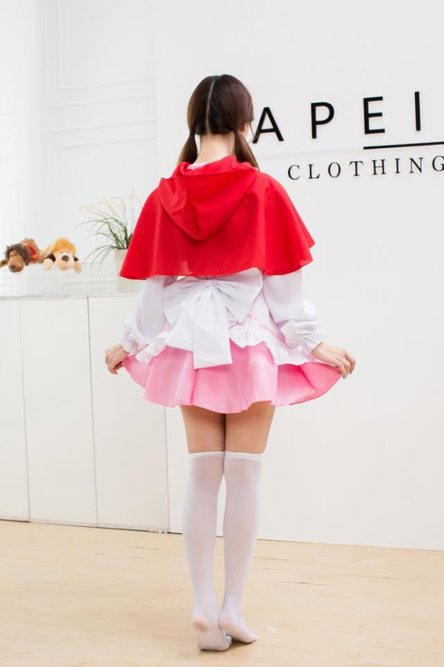 アイドル衣装　生誕祭　ハンドメイド　衣装　赤　メイド　ストロベリー　コスプレ Amazon.co.jp: 可愛いメイドさん 赤 コスプレ衣装 コスチューム