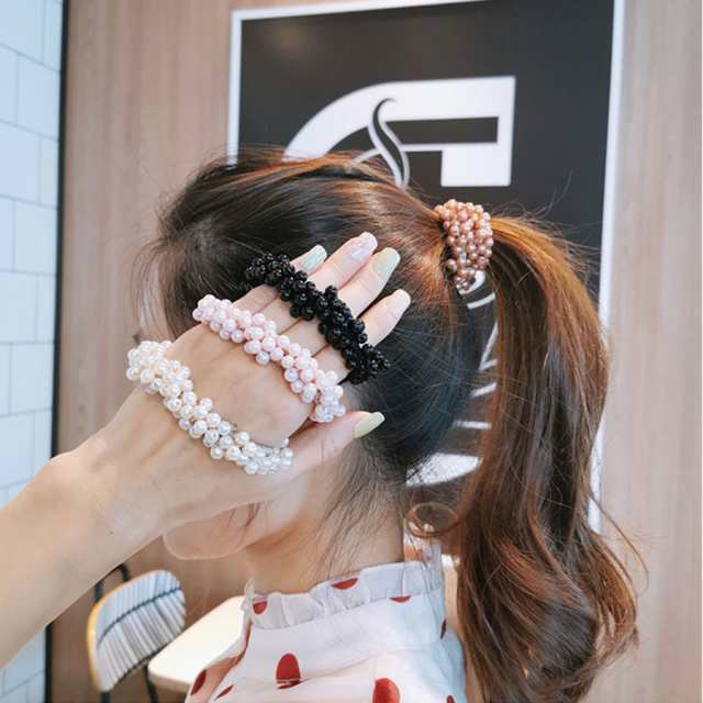 パールヘアゴム キラキラ ヘアアクセサリー かわいい ゴールド オシャレ 髪飾り 上品 大人っぽい 大人 上品 エレガント フェミの通販はau PAY  マーケット - セイヘイショップ