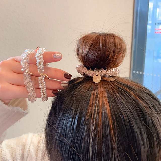 ヘアゴム キラキラ ヘアアクセサリー かわいい ゴールド オシャレ 髪飾り 上品 大人っぽい クリスタルビーズ 大人 上品 エレガの通販はau Pay マーケット セイヘイショップ