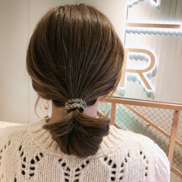 ヘアゴム おしゃれ ヘアアクセサリー まとめ髪 髪飾り キラキラ 上品 クリスタルビーズ 大人 かわいい 髪留め プレゼント 代 30代 40代 ネットワーク全体の最低価格に挑戦