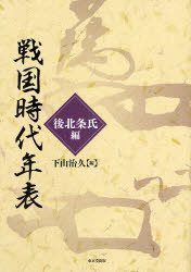 戦国時代年表　後北条氏編　下山治久/編