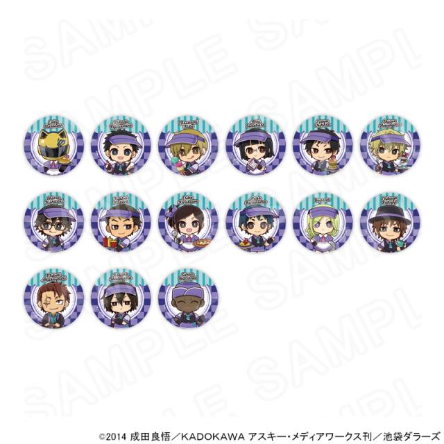 【 07/09 発送予定】 TVアニメ 『デュラララ!!×２』ダイナーズカフェ缶バッジ コンプリートセット ※BOX販売 グッズ