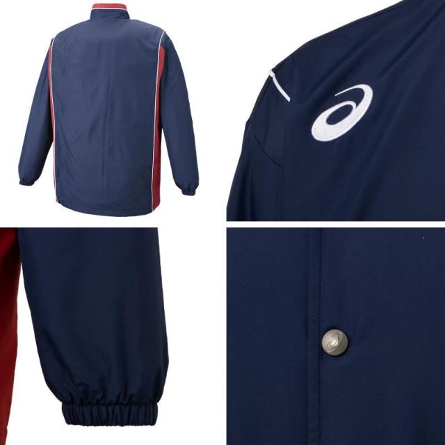 アシックス ウインドブレーカー 上下 メンズ ジュニア レディース