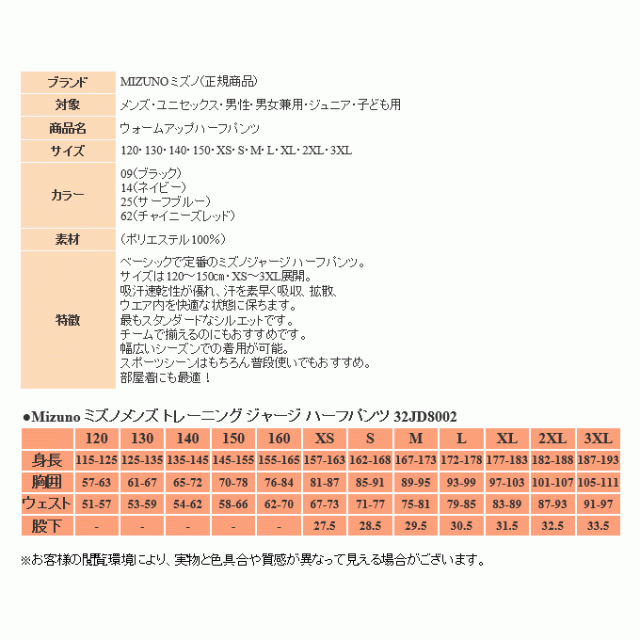 ミズノ ジャージ パンツ メンズ トレーニングウェア ハーフパンツ
