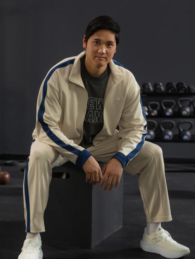 ニューバランス　大谷選手着用モデル　ジャージ　上下セット　ブラック　Sサイズ ニューバランス（new balance）（メンズ）【大谷翔平選手着用