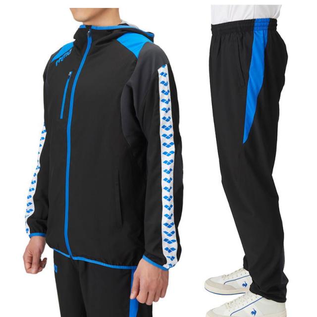 アリーナ ジャージ 上下 メンズ クロスジャージ 水泳 ASS4JKU001