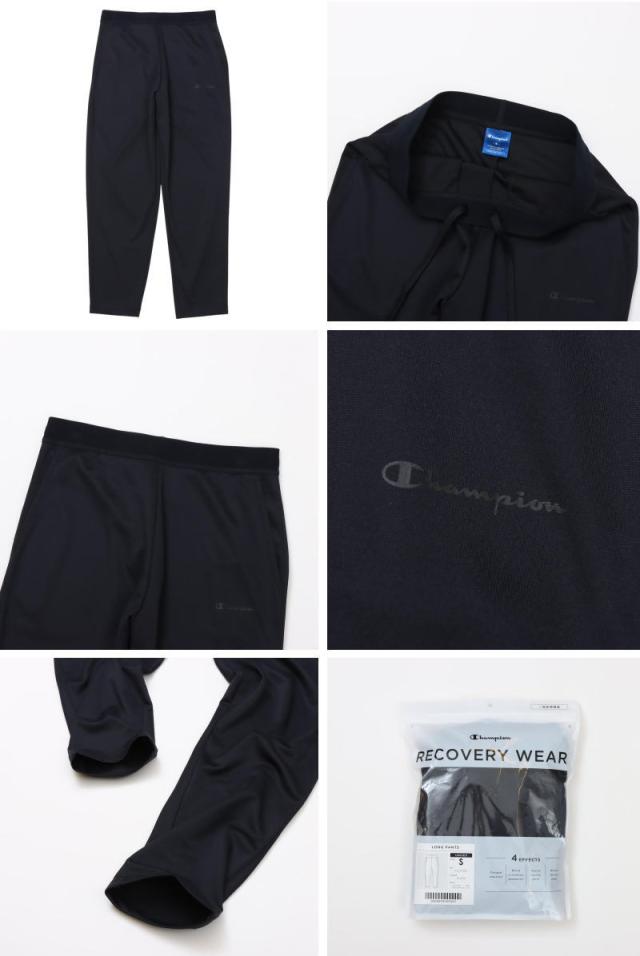 リカバリーウェア チャンピオン ロングスリーブTシャツ ロングパンツ 上下セット 長袖 長ズボン C3-CS490 C3-CS290 セットアップ 睡眠 疲労回復 抗菌 防臭_4