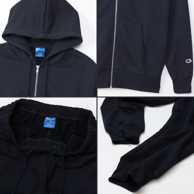 チャンピオン スウェット 上下 メンズ トレーニングウェア フルジップ