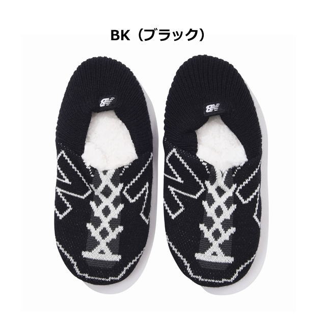 ニューバランス ルームシューズ もこもこ スニーカー柄 ルーム