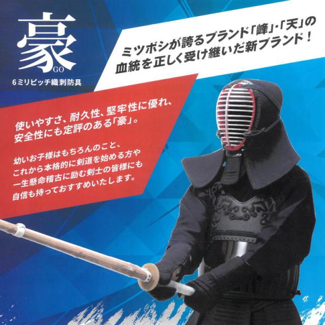 剣道 フルセット 防具セット 上下セット 剣道衣 ドウギ ハカマ バッグ 竹刀袋 防具袋 ネーム刺繍入り 防具セット 面 胴 甲手 垂 ミツボシ MITSUBOSHI_2