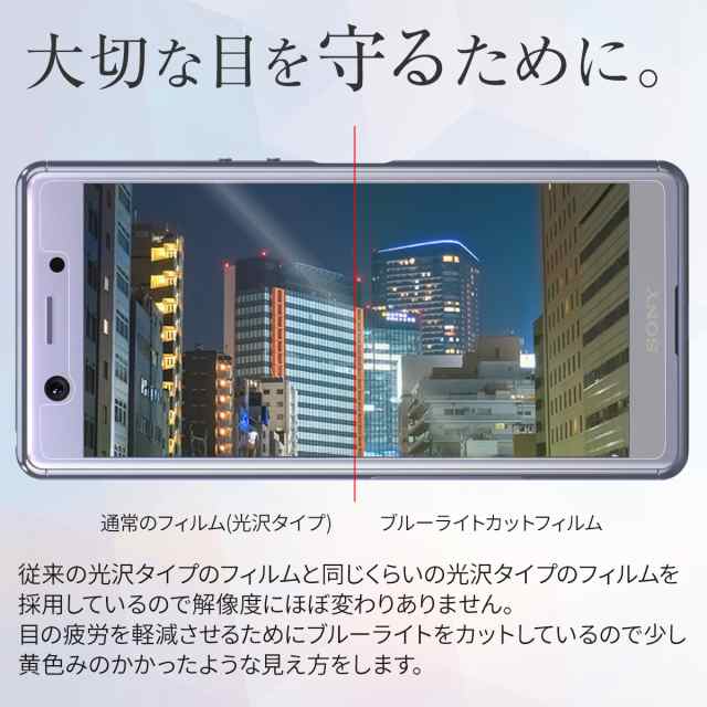 スマホフィルム Xperia Ace So 02l 液晶保護フィルム 送料無料 液晶 画面 光沢 光沢あり ブルーライトカット 人気 おすすめ シート 保護の通販はau Pay マーケット X Mall