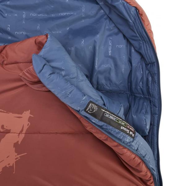 ＊[B品保証なし]＊[国内正規品]NORDISKノルディスクシュラフ(スリーピングバッグ・寝袋)(マミー型)(レッド・Tomato)[110351]_3
