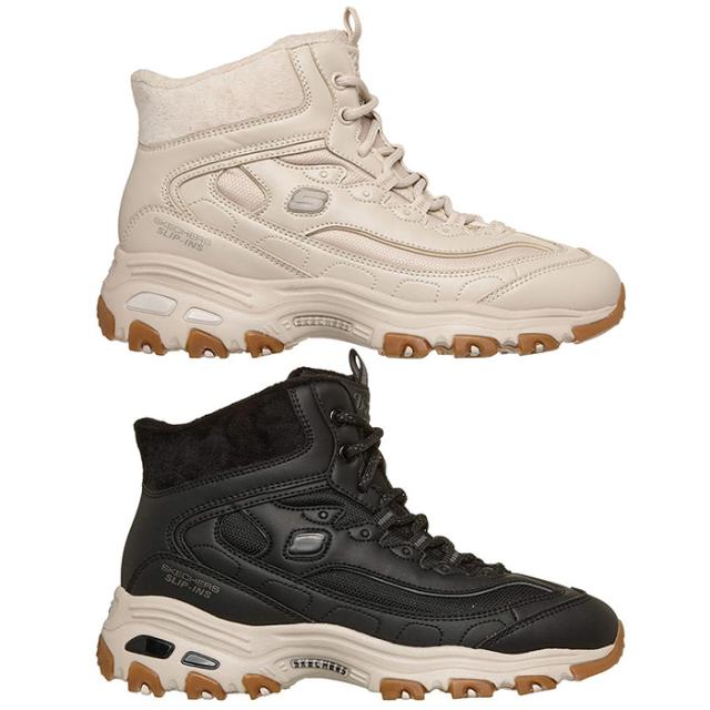 【送料無料】SKECHERS スケッチャーズ レディースブーツ スリップインズ D'LITES BOOT スニーカーブーツ 手を使わない ハンズフリー 靴_3
