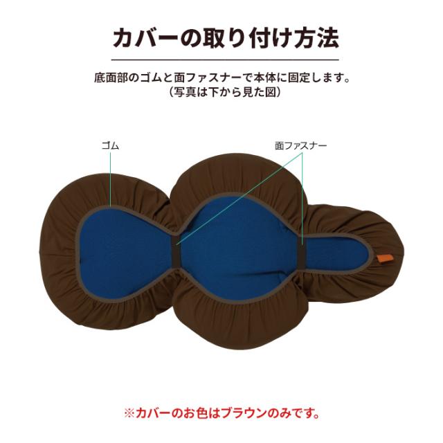 アロン化成(ワンエイド)リラクッション M(中型犬〜11kg目安)ブラウン カバーセット(BR)(ペット 姿勢 老犬 介護)※お取り寄せ1週間程度・_8