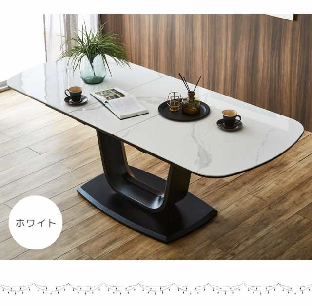 incasa  ダイニングセット（4人用）テーブル回転チェアベンチセット