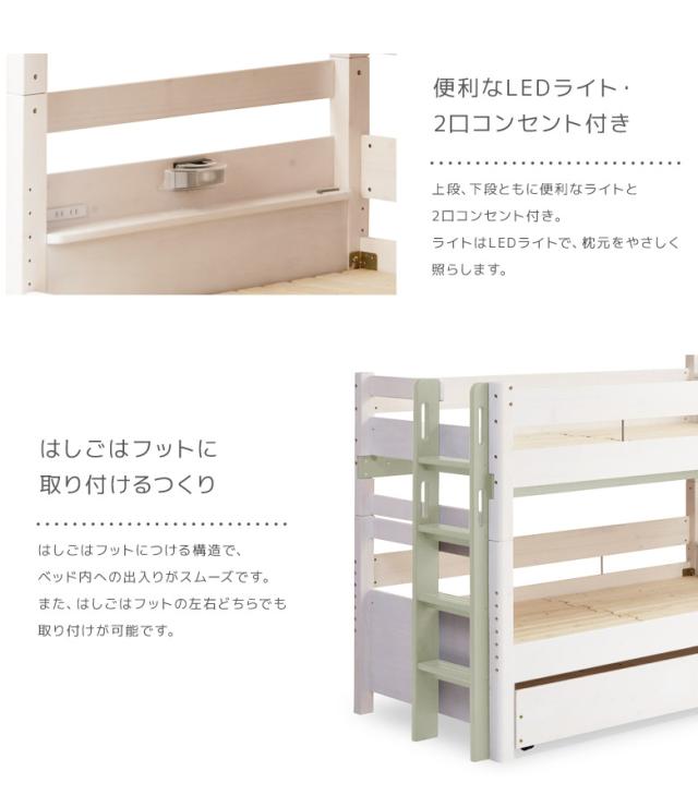 3段ベッド ベッド 3人 大人用 分割 組立 おしゃれ 耐荷重 500kg 2段ベッド 二段ベッド 本体 子供用 特許構造 Ledライト ライト コンセンの通販はau Pay マーケット ファッション インテリア Ane Inn
