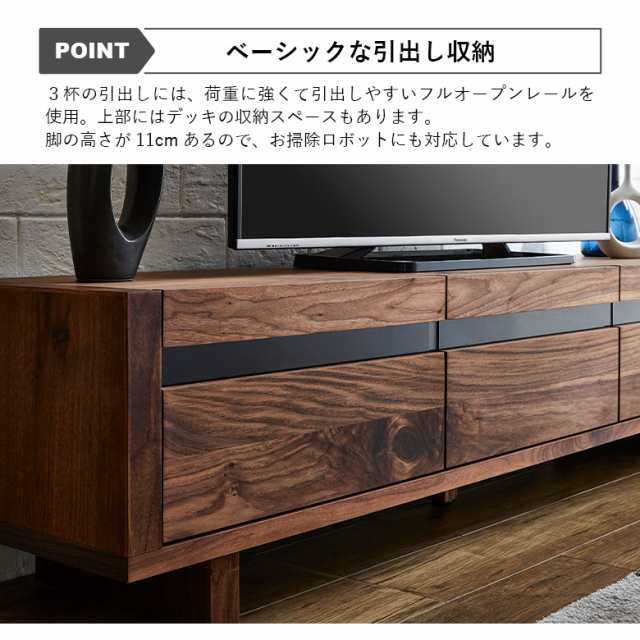 10%offクーポン配布中!】 TVボード テレビ台 ロータイプ 180 収納 扉