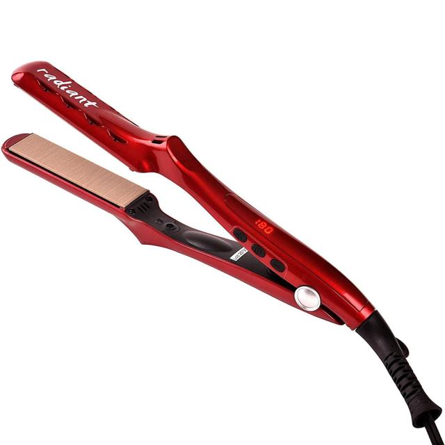 Aliliy ヘアアイロン 24mmプレート チタンヘアアイロン 長いプレート