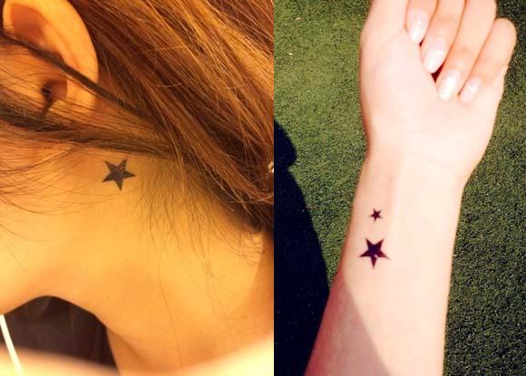 即日出荷 タトゥーシール ブラックスター 星 フェイクタトゥー タトゥーステッカー ハロウィンの通販はau Pay マーケット セレクトショップルチア