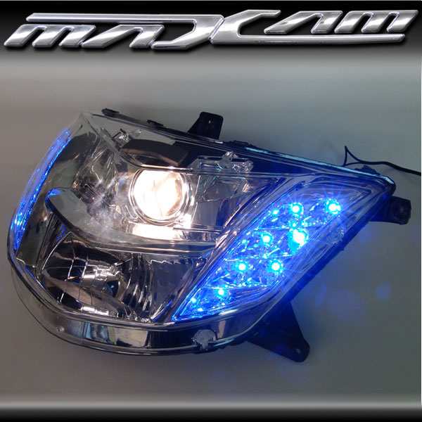 マグザム SG17J SG21J プロジェクター仕様 ヘッドライト ポジション LED ブルータイプ ヤマハ MAXAM