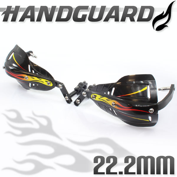 アルミ ハンドガード ナックルガード 22.2mm ブラック DR250R ジェベル125 RMX250 ハスラー50 ジェベル250XC などに 【ハンドル関連商品 ハンドルガード】の通販は 6,690円