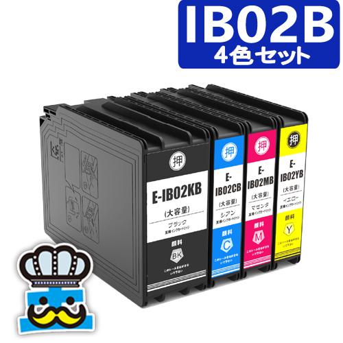 プリンターインク エプソン IB02B 4色セット 互換インクカートリッジ