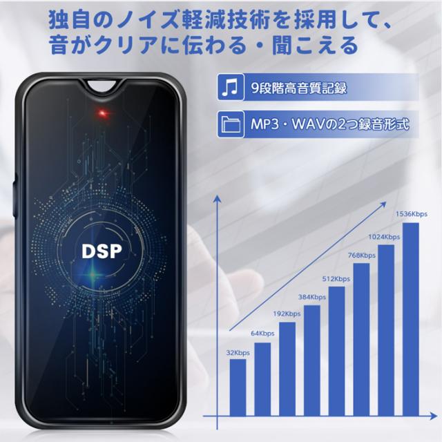ボイスレコーダー 小型 32GB iPhone android スマホ 録音管理 最大2276時間録音 大容量 軽量 長時間録音 USB充電 ICボイスレコーダー 録音機 超小型 マグネット 磁石 音声検知 遠距離録音 簡単操作 高音質 ワンタッチ ビジネス 授業 インタビューなどに QZT アイフォン
