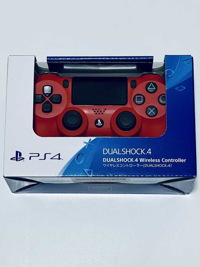 新品 PS4 ワイヤレスコントローラー マグマレッド DUALSHOCK4