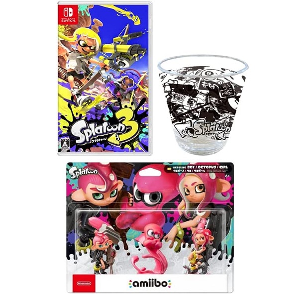 Amazon.co.jp: amiibo トリプルセット[インクリング【イエロー