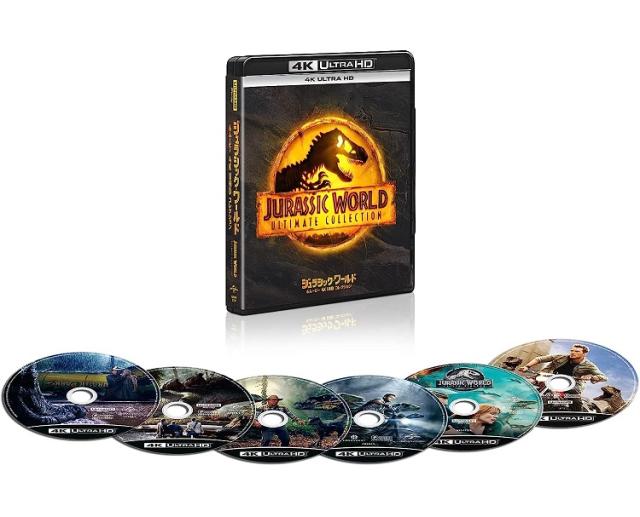 【新品】１週間以内発送 ジュラシック・ワールド 6ムービー 4K Ultra HD コレクション (6枚組) [4K ULTRA HD] [Blu-ray] 恐竜 洋画 映画_1